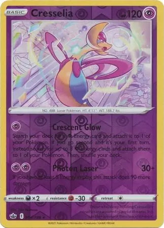 Chilling Reign Cresselia #64/198 reverse holo